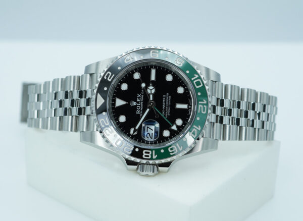 Rolex 126720VTNR GMT MASTER 2 LEFTY BLACK GREEN SPRITE JUBILEE 2023 FULL SET - Image 9