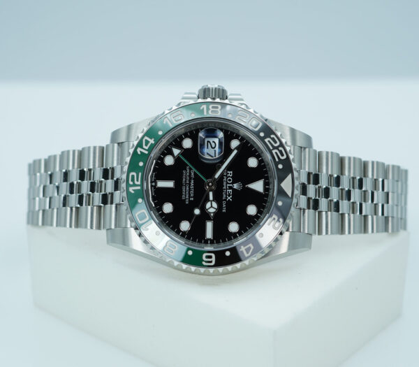 Rolex 126720VTNR GMT MASTER 2 LEFTY BLACK GREEN SPRITE JUBILEE 2023 FULL SET - Image 10