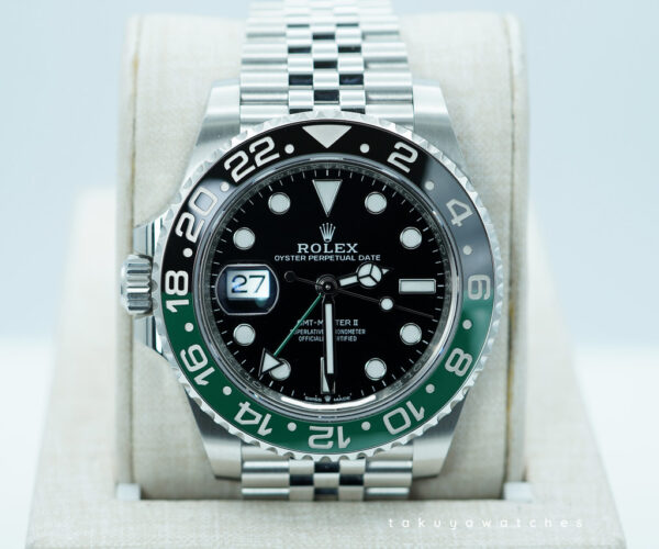 Rolex 126720VTNR GMT MASTER 2 LEFTY BLACK GREEN SPRITE JUBILEE 2023 FULL SET