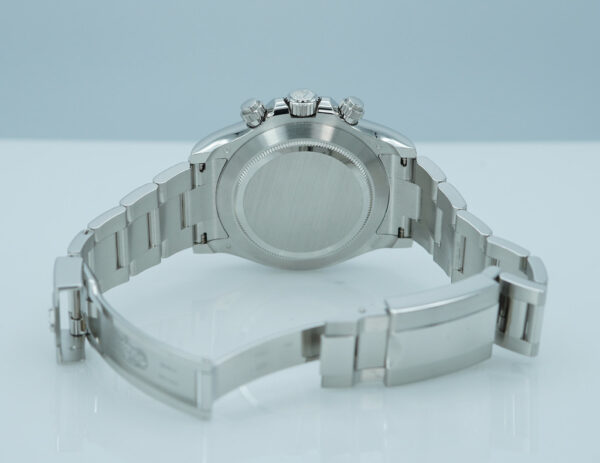 Rolex 116506 DAYTONA PLATINUM BAGUETTE DIAMOND ICE BLUE DIAL 2023 WARRANTY FULL SET - Image 8