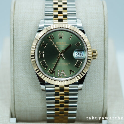 BRAND NEW Rolex 278273 DATEJUST 31 GREEN VI DIAMOND DIAL JUBILEE BAND 2025 FULL SET