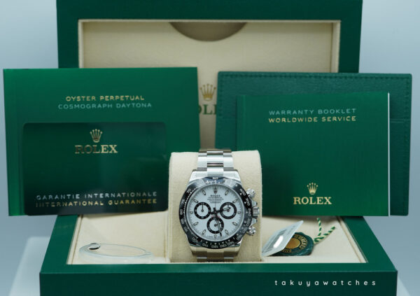 NEW Rolex 116500LN COSMOGRAPH DAYTONA STEEL WHITE PANDA DIAL 2023 WARRANTY FULL SET - Image 2