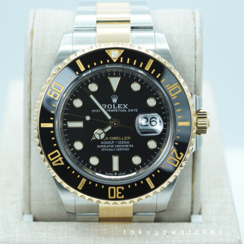 Rolex 126603 SEA-DWELLER 18K YELLOW GOLD STAINLESS STEEL 2019 BOXES PAPERS