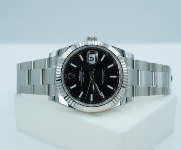 BRAND NEW Rolex 126334 DATEJUST 41 FLUTED BEZEL BLACK DIAL OYSTER BAND 2025 FULL SET - Image 10