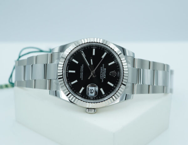 BRAND NEW Rolex 126334 DATEJUST 41 FLUTED BEZEL BLACK DIAL OYSTER BAND 2025 FULL SET - Image 9