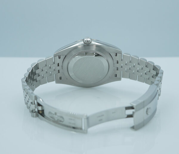 Rolex 126334 DATEJUST 41 FLUTED BEZEL BLACK DIAL JUBILEE BAND 2021 FULL SET - Image 8