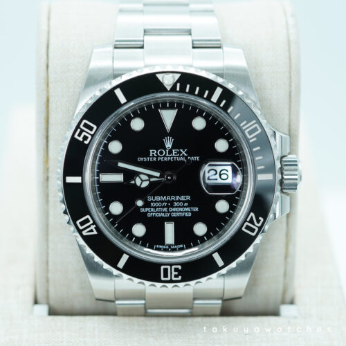 Rolex 116610LN SUBMARINER DATE BLACK CERAMIC BEZEL 40MM 2012 FULL SET
