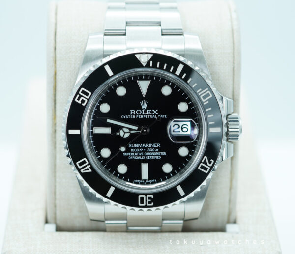 Rolex 116610LN SUBMARINER DATE BLACK CERAMIC BEZEL 40MM 2012 FULL SET