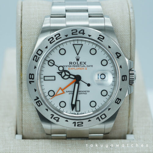 Rolex 226570 EXPLORER 2 POLAR WHITE DIAL NEW MODEL 2022 WARRANTY FULL SET