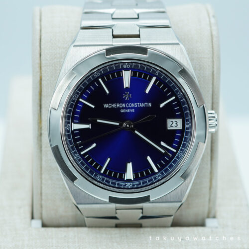 Vacheron CONSTANTIN OVERSEAS 4500V STAINLESS STEEL BLUE DIAL 2023 WARRANTY FULL SET