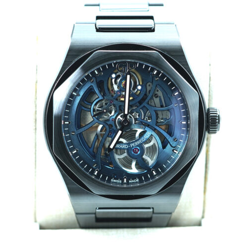 Girard Perregaux LAUREATO CERAMIC SKELETON BLUE DIAL EARTH TO SKY EDITION 2022 FULL SET