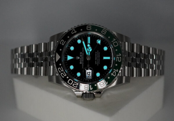 Rolex 126720VTNR GMT MASTER 2 LEFTY BLACK GREEN SPRITE JUBILEE