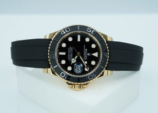 Rolex 226658 YACHTMASTER 42 YELLOW GOLD OYSTERFLEX 2024 WARRANTY FULL SET - Image 9