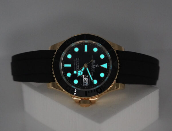 Rolex 226658 YACHTMASTER 42 YELLOW GOLD OYSTERFLEX 2024 WARRANTY FULL SET - Image 11