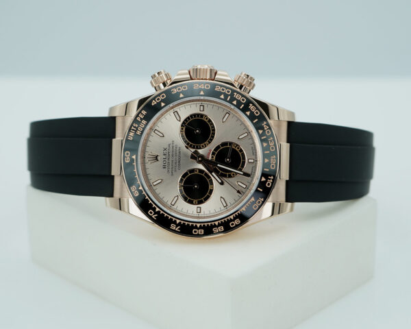 Rolex 126515LN DAYTONA 18K ROSE GOLD OYSTERFLEX SUNDUST DIAL 2025 WARRANTY FULL SET - Image 10