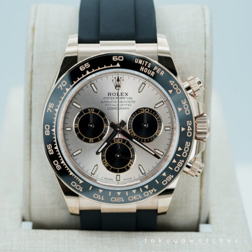 Rolex 126515LN DAYTONA 18K ROSE GOLD OYSTERFLEX SUNDUST DIAL 2025 WARRANTY FULL SET