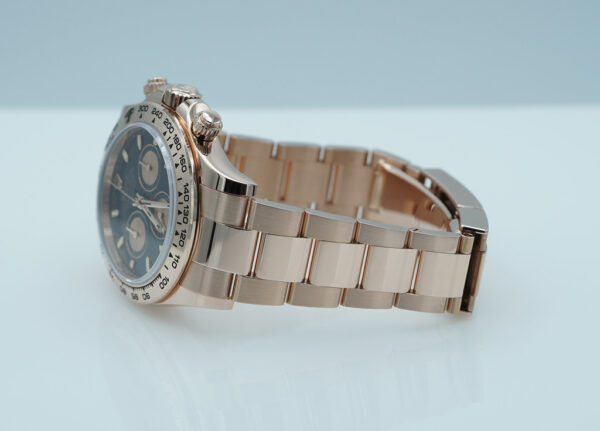 Rolex 116505 COSMOGRAPH DAYTONA 18K ROSE GOLD BLACK DIAL 2021 WARRANTY FULL SET - Image 5