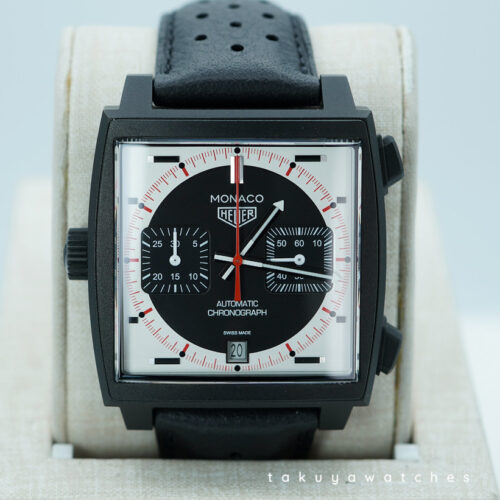 TAG HEUER MONACO Caliber 11 LIMITED EDITION BLACK PVD 39MM 2025 WARRANTY FULL SET