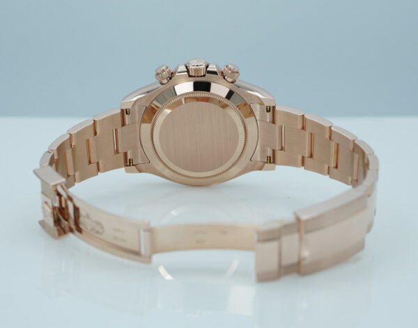Rolex 116505 COSMOGRAPH DAYTONA 18K ROSE GOLD BLACK DIAL 2021 WARRANTY FULL SET - Image 8