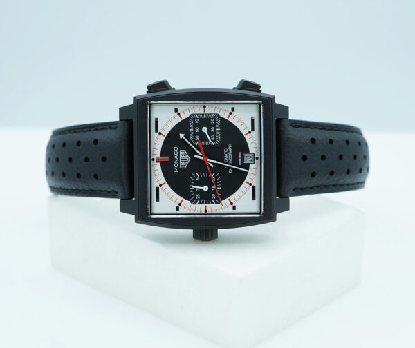 TAG HEUER MONACO Caliber 11 LIMITED EDITION BLACK PVD 39MM 2025 WARRANTY FULL SET - Image 9