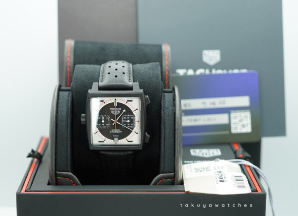 TAG HEUER MONACO Caliber 11 LIMITED EDITION BLACK PVD 39MM 2025 WARRANTY FULL SET - Image 2