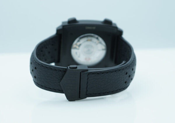 TAG HEUER MONACO Caliber 11 LIMITED EDITION BLACK PVD 39MM 2025 WARRANTY FULL SET - Image 7