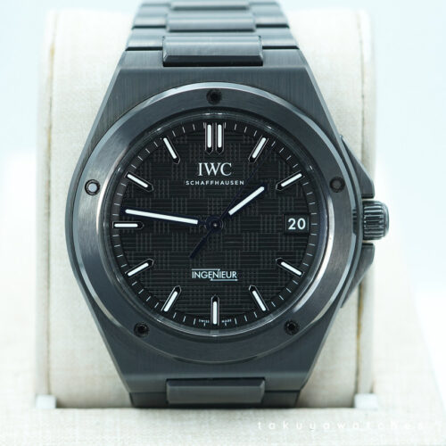 IWC IW338903 INGENIEUR CERAMIC BLACK DIAL AUTOMATIC 42MM 2025 WARRANTY FULL SET