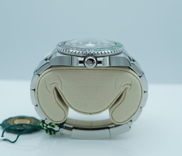 BRAND NEW Rolex 126720VTNR GMT MASTER 2 SPRITE GREEN BLACK BEZEL OYSTER 2025 FULL SET - Image 3