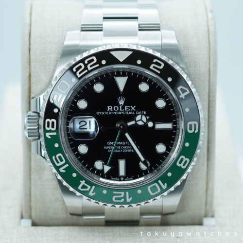 BRAND NEW Rolex 126720VTNR GMT MASTER 2 SPRITE GREEN BLACK BEZEL OYSTER 2025 FULL SET