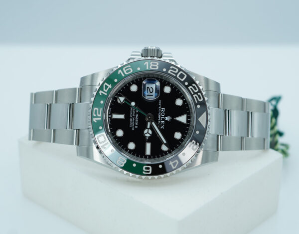 BRAND NEW Rolex 126720VTNR GMT MASTER 2 SPRITE GREEN BLACK BEZEL OYSTER 2025 FULL SET - Image 10