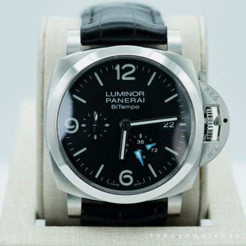 PANERAI PAM 1360 LUMINOR GMT BiTempo POWER RESERVE 2025 WARRANTY FULL SET