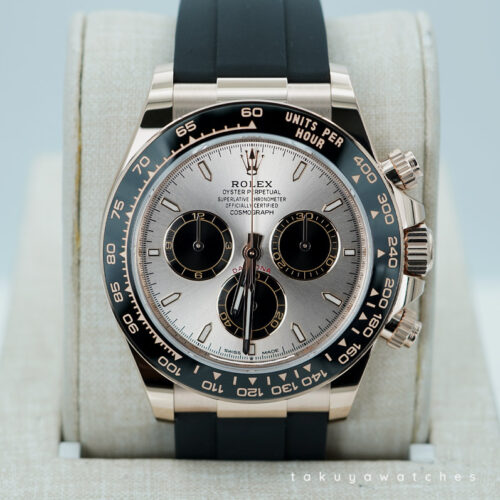 Rolex 126515LN DAYTONA 18K ROSE GOLD OYSTERFLEX SUNDUST DIAL 2025 WARRANTY FULL SET