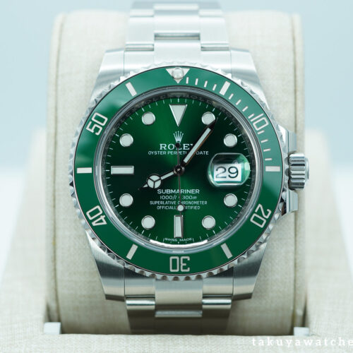 Rolex 116610LV SUBMARINER HULK GREEN DIAL GREEN BEZEL 2020 FULL SET