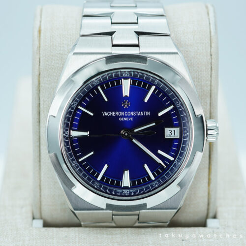 Vacheron CONSTANTIN OVERSEAS 4500V STAINLESS STEEL BLUE DIAL 2022 WARRANTY FULL SET