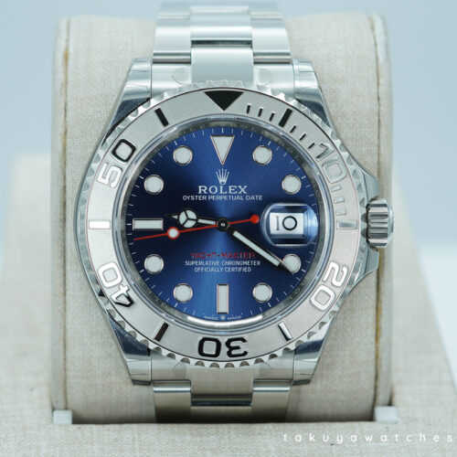 BRAND NEW Rolex 126622 YACHTMASTER PLATINUM BEZEL BLUE DIAL 2025 STICKERS FULL SET