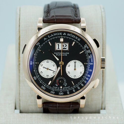 A. Lange & SOHNE DATOGRAPH UP DOWN 405.031 18K ROSE GOLD BLACK DIAL 2021 FULL SET