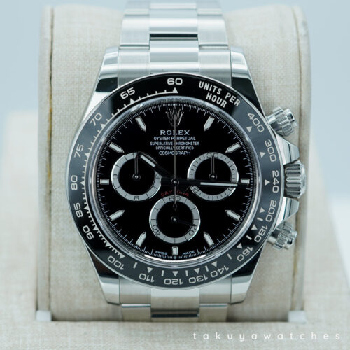 Rolex 126500LN DAYTONA STAINLESS STEEL BLACK DIAL NEW MODEL 2024 WARRANTY FULL SET