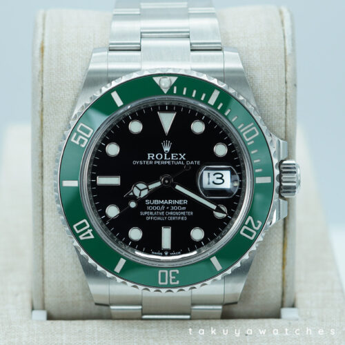 Rolex 126610LV SUBMARINER 41 GREEN MARK 1 BEZEL 2021 WARRANTY FULL SET