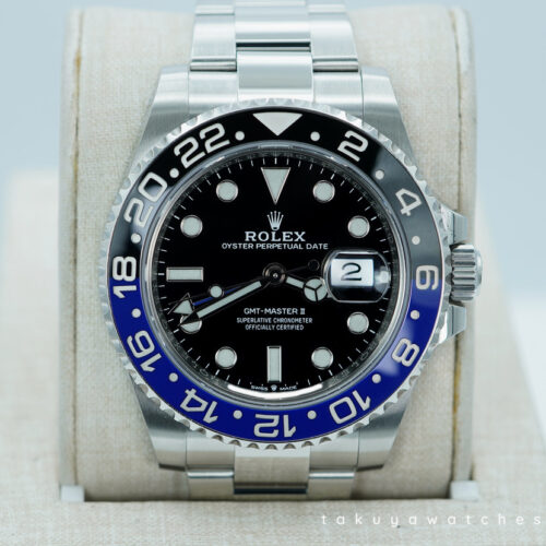 Rolex 126710BLNR GMT MASTER 2 BLACK BLUE BEZEL 2021 WARRANTY FULL SET