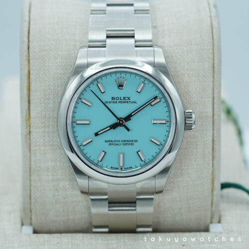 BRAND NEW Rolex 277200 OYSTER PERPETUAL TIFFANY TURQUOISE DIAL 2025 FULL SET