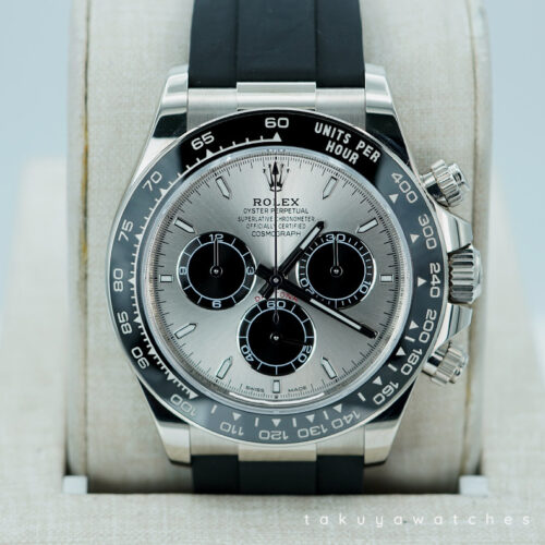 Rolex 126519LN DAYTONA GHOST 18K WHITE GOLD STEEL DIAL NEW MODEL 2024 WARRANTY FULL SET