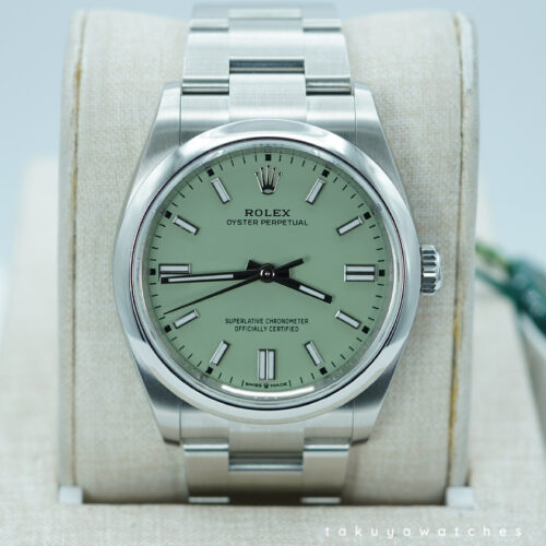 BRAND NEW  Rolex 126000 OYSTER PERPETUAL 36 PISTACHIO DIAL 2025 FULL SET