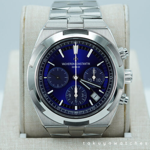 Vacheron CONSTANTIN OVERSEAS CHRONOGRAPH 5500V BLUE DIAL 2022 FULL SET