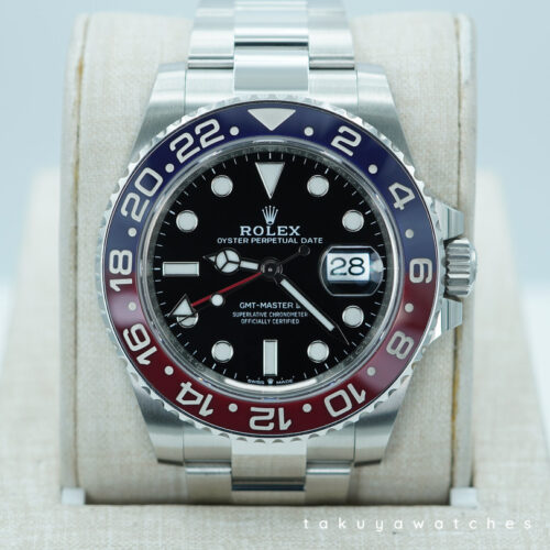 Rolex 126710BLRO PEPSI GMT MASTER II RED BLUE BEZEL 2023 WARRANTY FULL SET