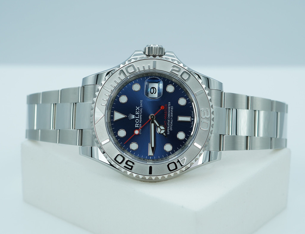 Rolex 126622 YACHTMASTER PLATINUM BEZEL BLUE DIAL 2025 WARRANTY