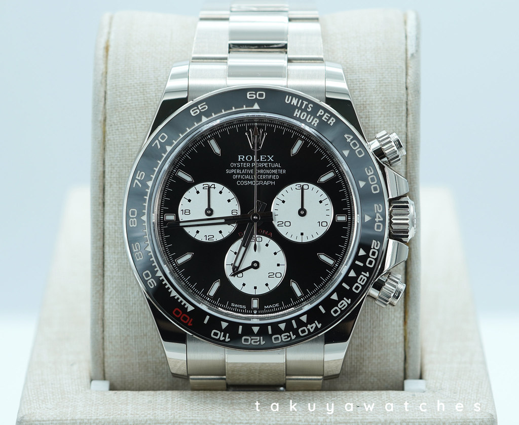 Rolex 126529LN DAYTONA LE MANS 18K WHITE GOLD REVERSE PANDA DIAL