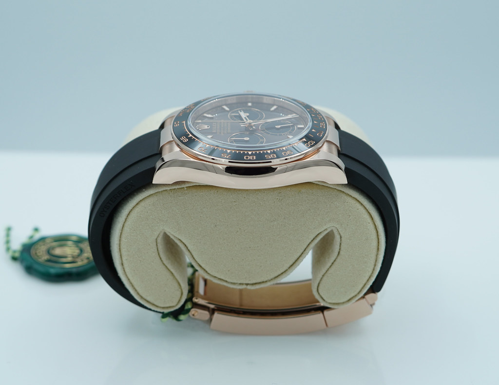 BRAND NEW Rolex 126515LN DAYTONA ROSE GOLD OYSTERFLEX CHOCOLATE