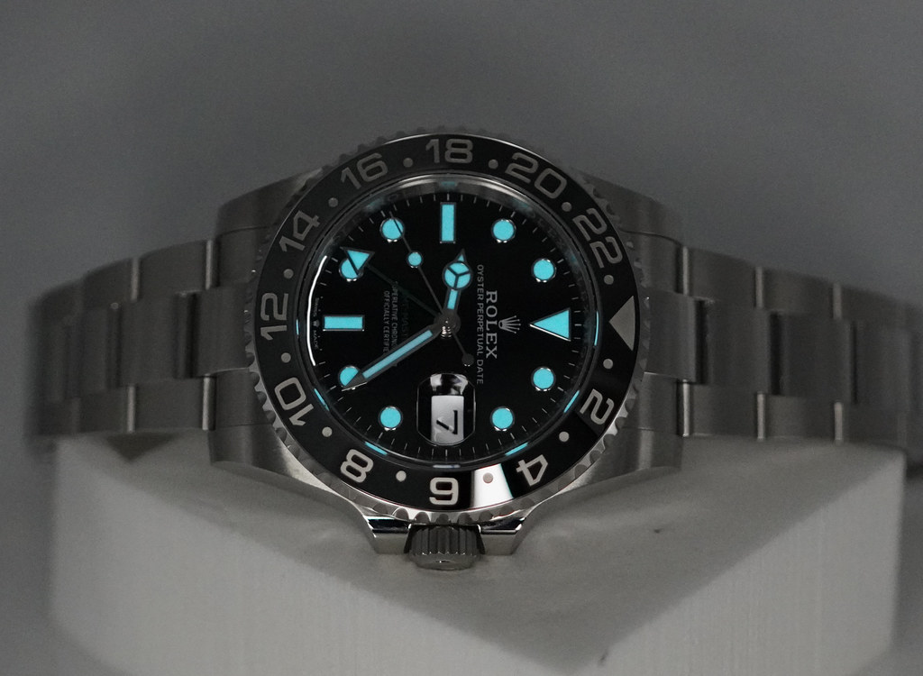 Rolex 126710GRNR GMT MASTER II BLACK GREY BEZEL OYSTER BAND 2025