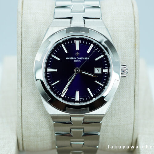 Vacheron CONSTANTIN OVERSEAS 4600V STEEL BLUE DIAL 34.5MM 2025 WARRANTY FULL SET