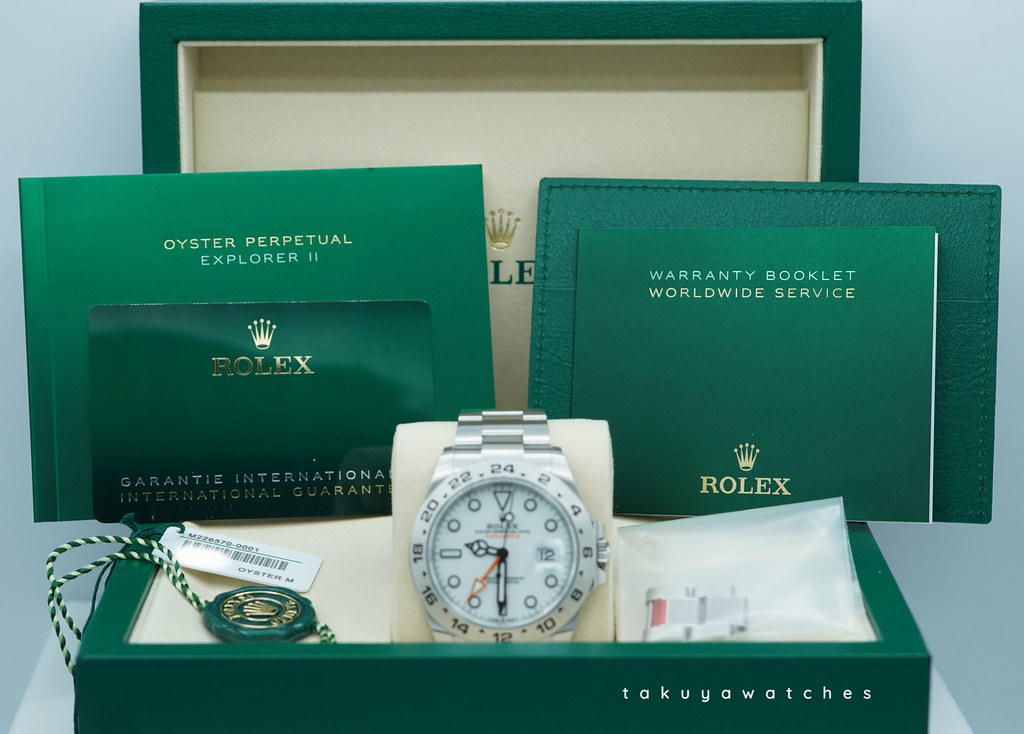 Rolex 226570 EXPLORER 2 POLAR WHITE DIAL NEW MODEL 2025 WARRANTY